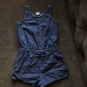 Denim romper